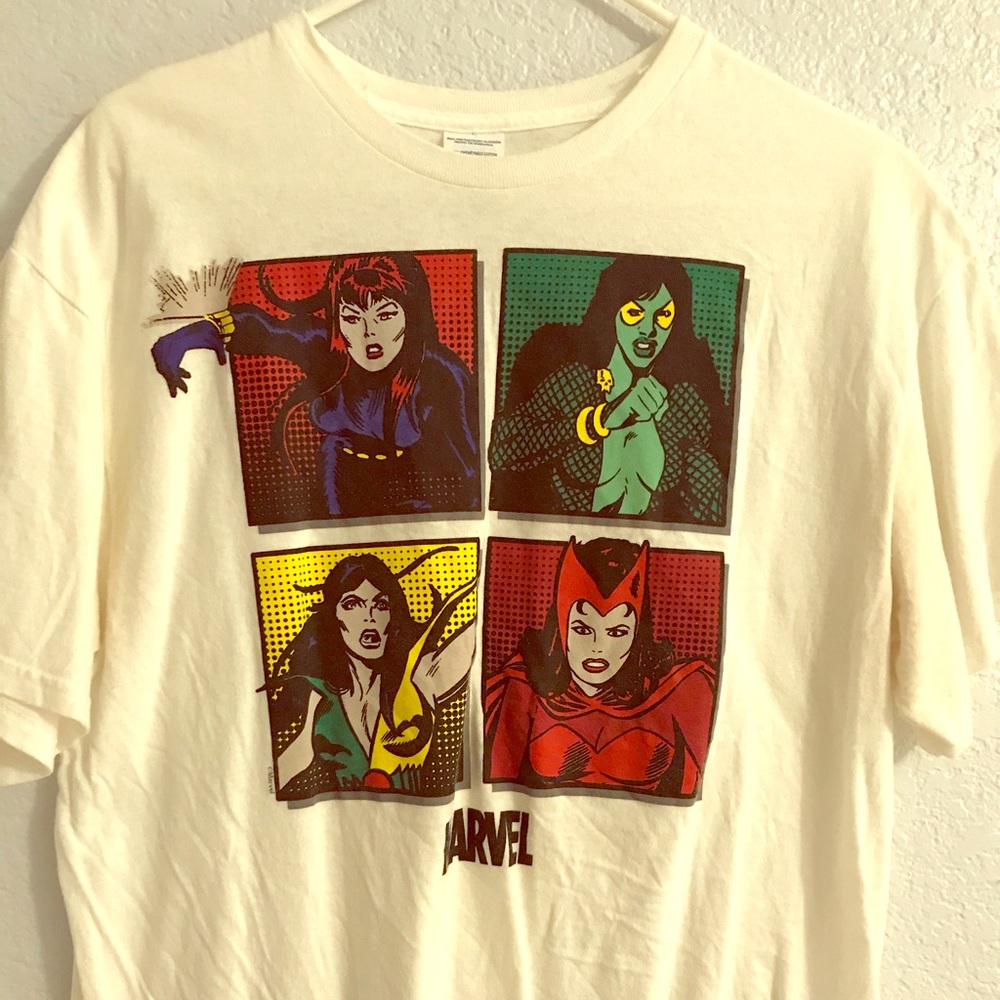 MARVEL FEMALE HEROES SHIRT